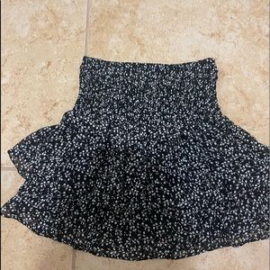 Floral tier skirt